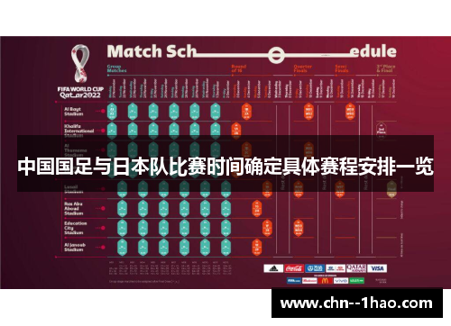 中国国足与日本队比赛时间确定具体赛程安排一览